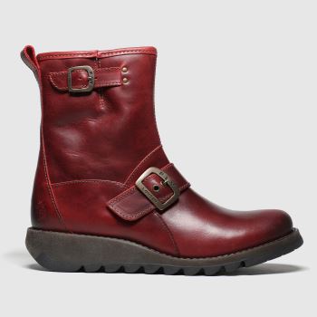 Damen fly london Rot Sino Boots Damen fly london Rot Sino Boots