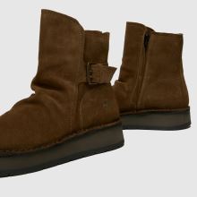 Fly London Rogi Ruched in Brown Fly London Rogi Ruched,4 of 4
