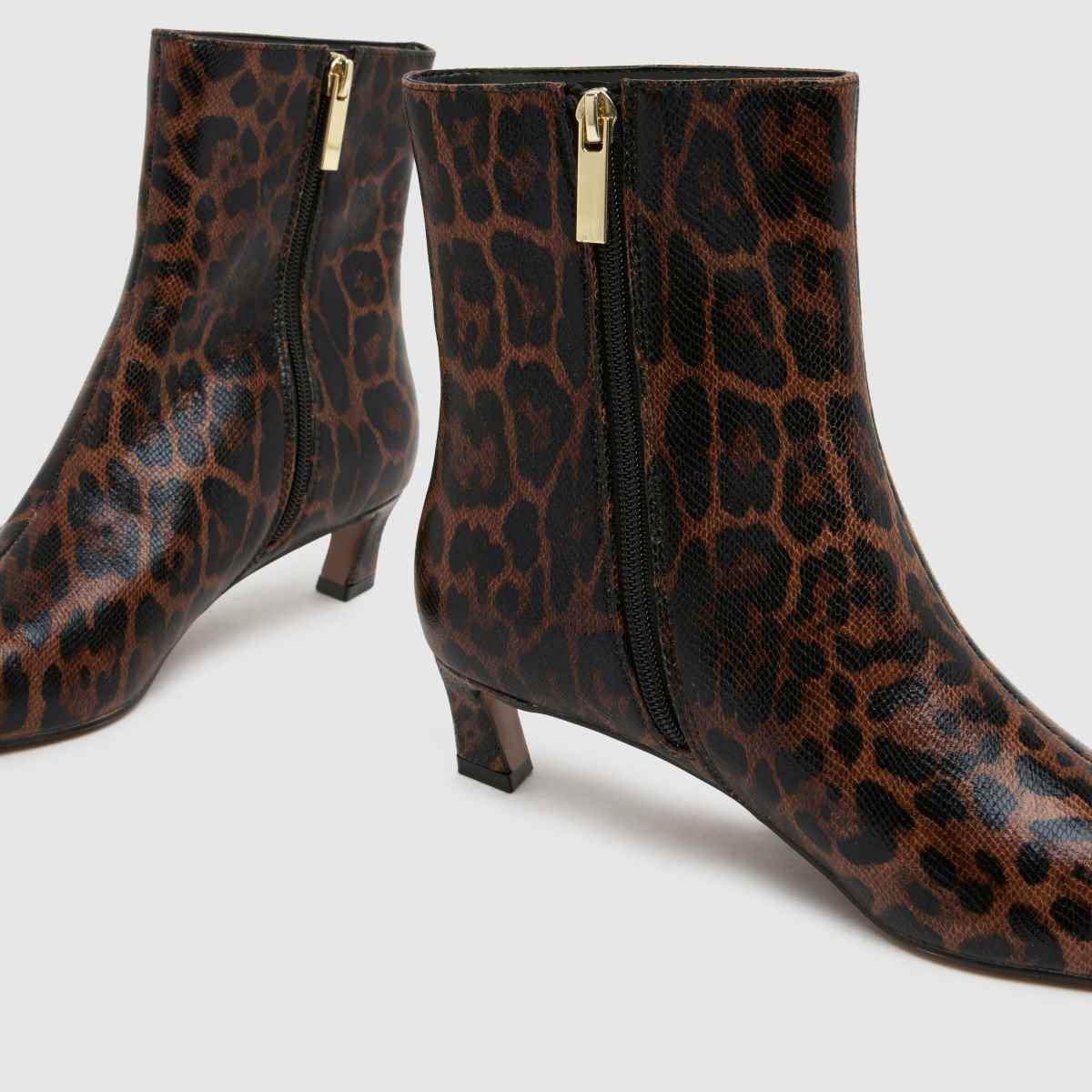 schuh Bexley Kitten Heel in Brown Multi schuh Bexley Kitten Heel 4