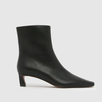 schuh Black Bexley Kitten Boot Womens Boots