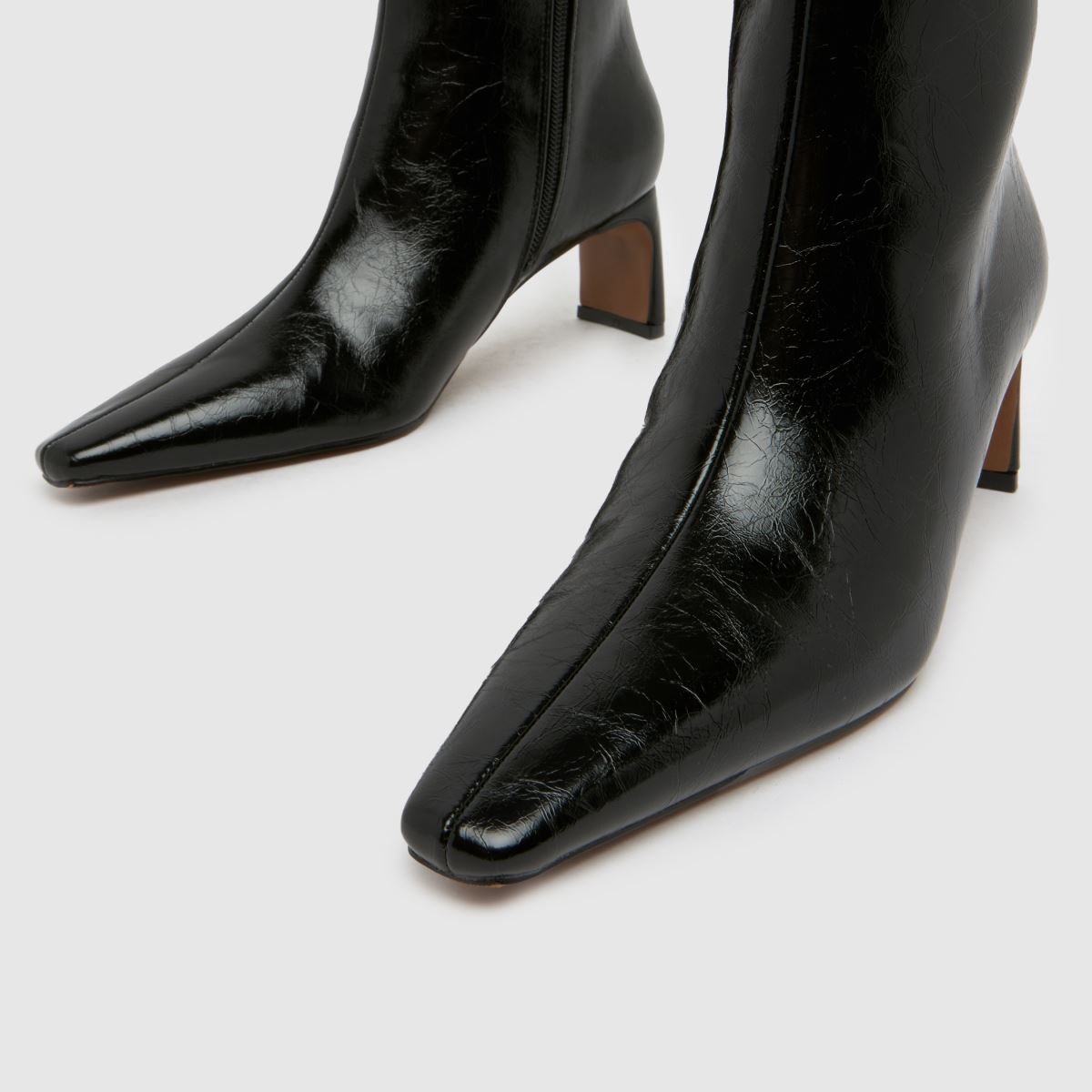 schuh Bethal Set Back Heel in Black schuh Bethal Set Back Heel 7