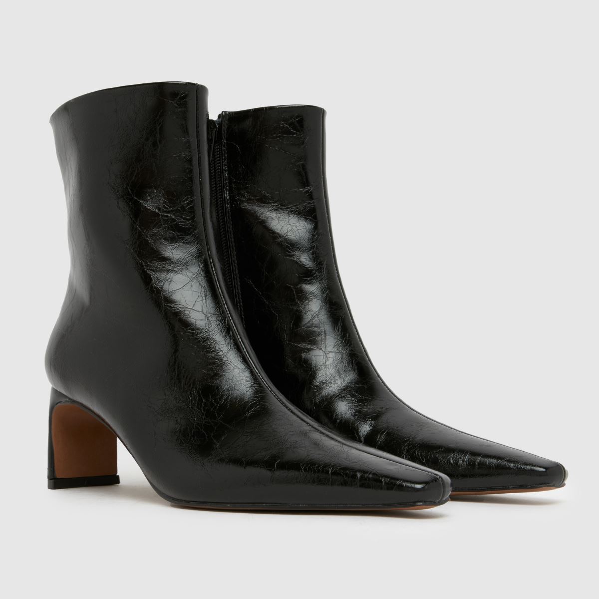schuh Bethal Set Back Heel in Black schuh Bethal Set Back Heel 8