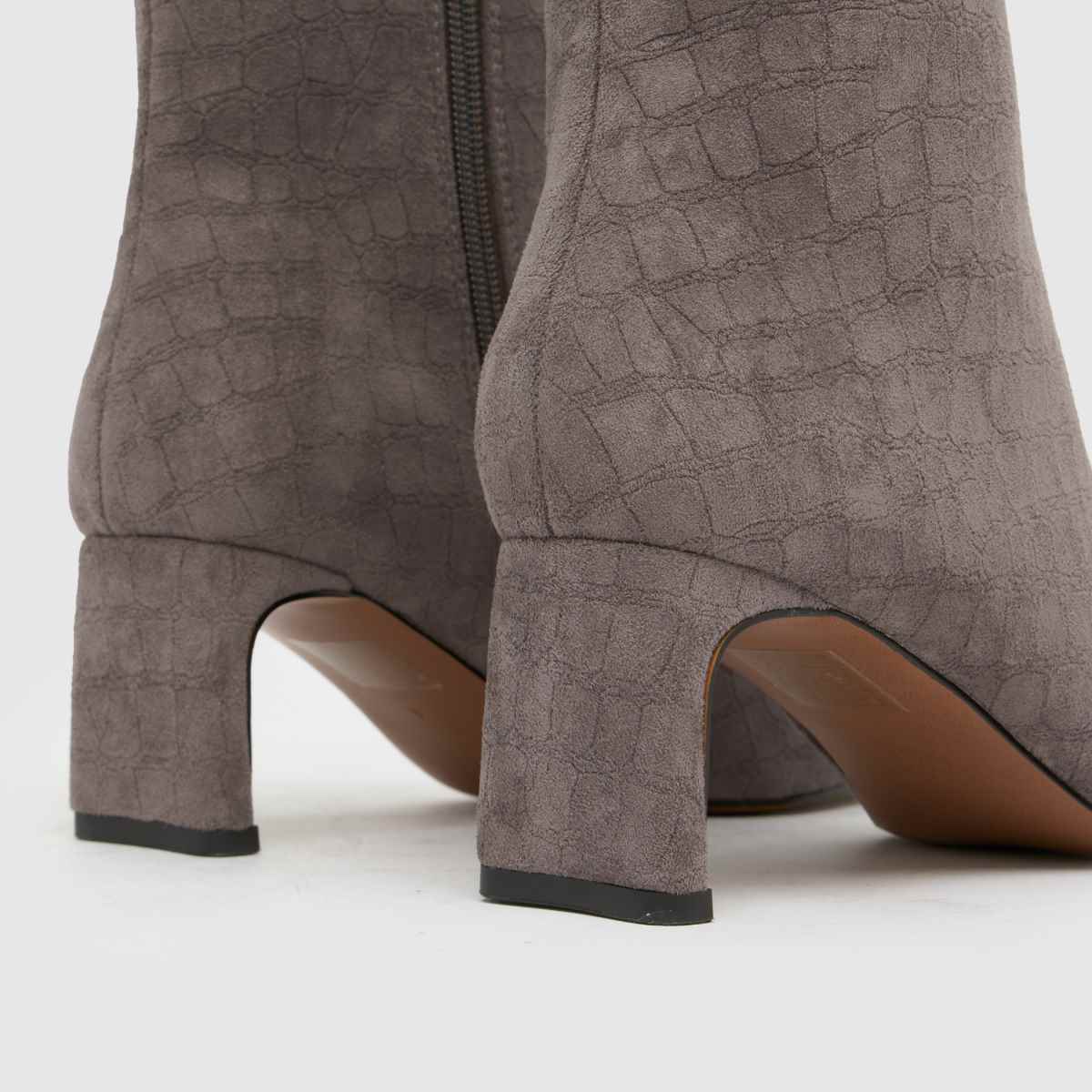 schuh Bethal Set Back Heel in Grey schuh Bethal Set Back Heel 4