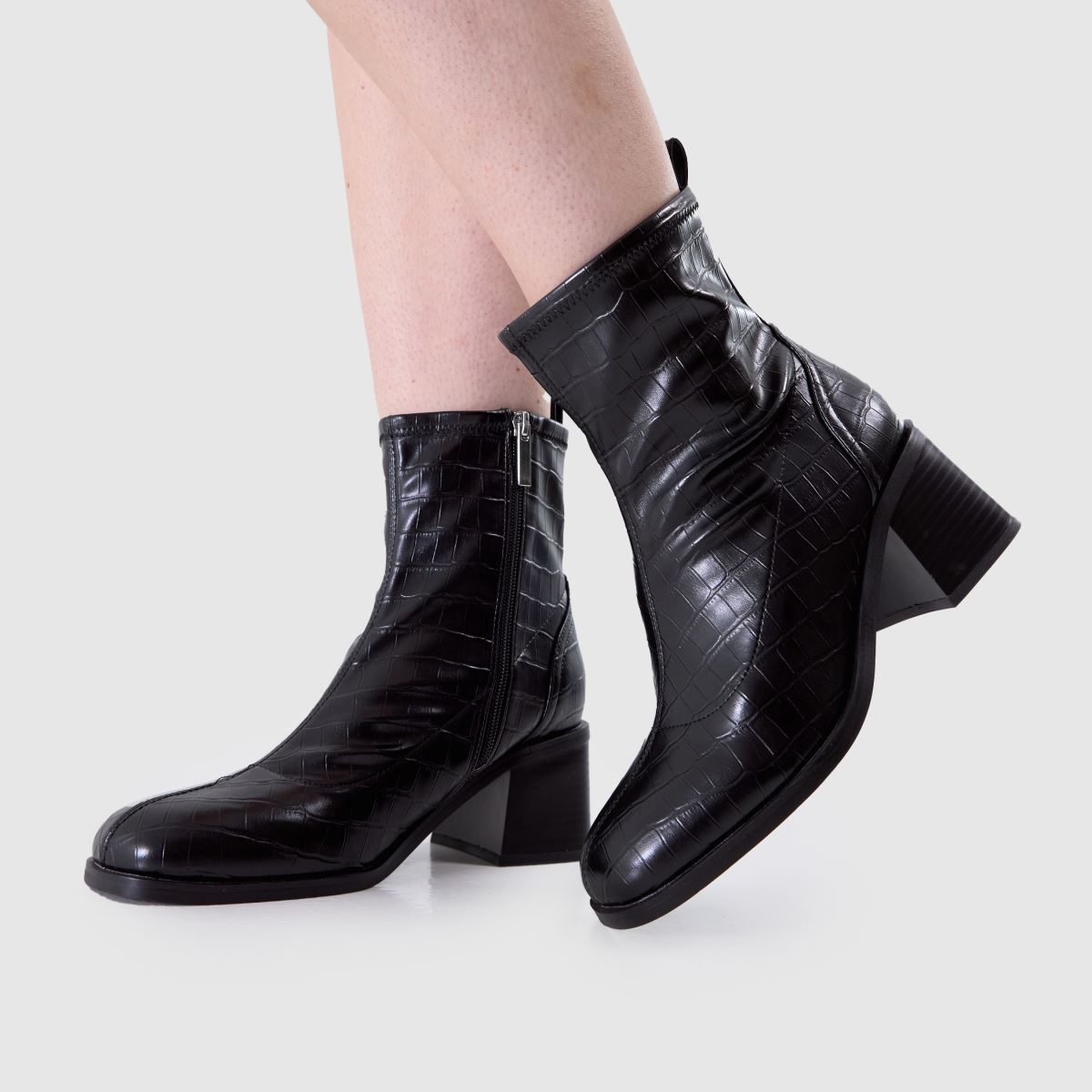 schuh Wide Fit Brie Sock in Black schuh Brie Sock 8