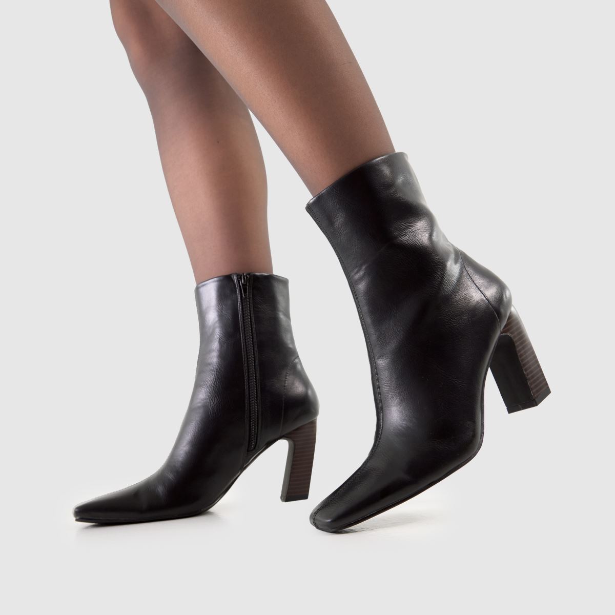 schuh Bryson Stack Heel in Black schuh Bryson Stack Heel 8