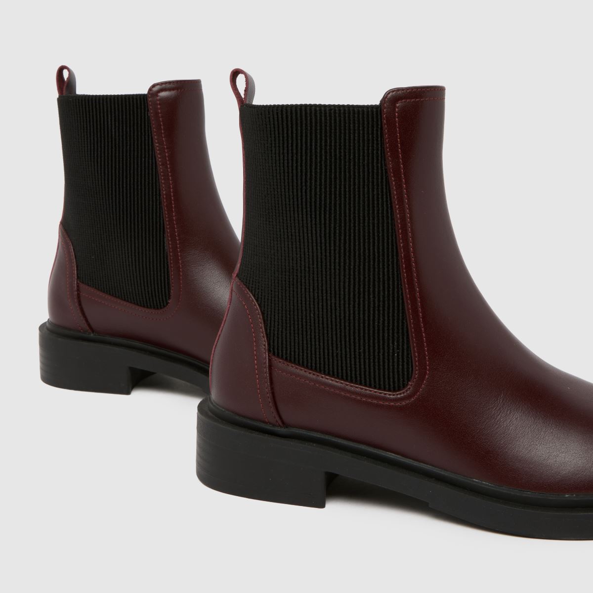 Damen schuh Weinrot Astrid Leather Chelsea Boots schuh Astrid Leather Chelsea 4