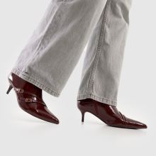 schuh Beckett Buckle Kitten in Red schuh Beckett Buckle Kitten,2 of 4