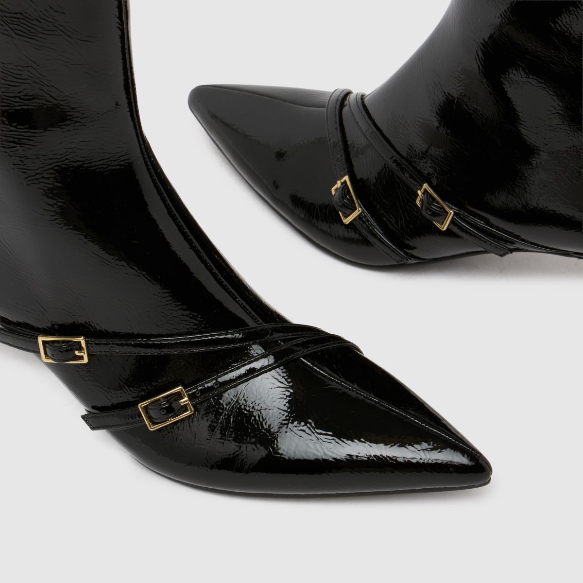 schuh Beckett Buckle Kitten in Black schuh Beckett Buckle Kitten 4