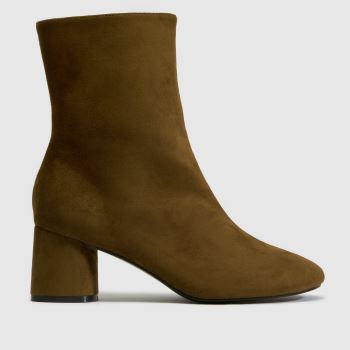 schuh Green Blush Swung Toe Womens Boots