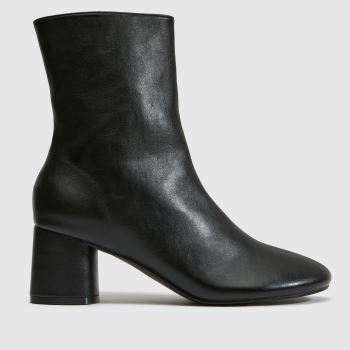 schuh Black Blush Swung Toe Womens Boots