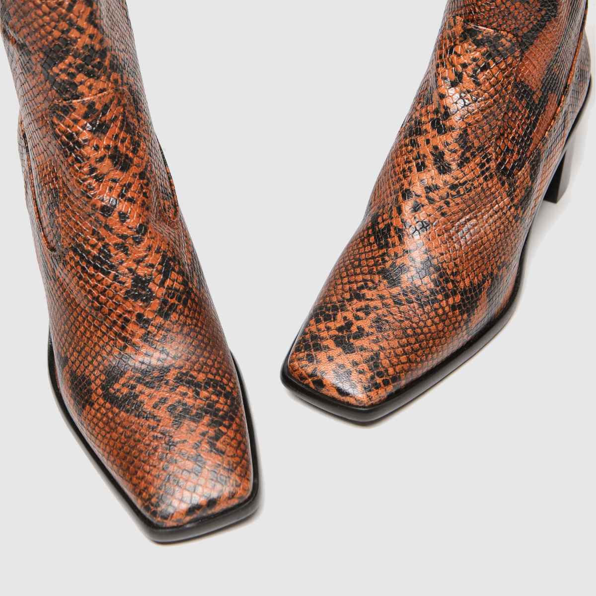 square toe leather boots