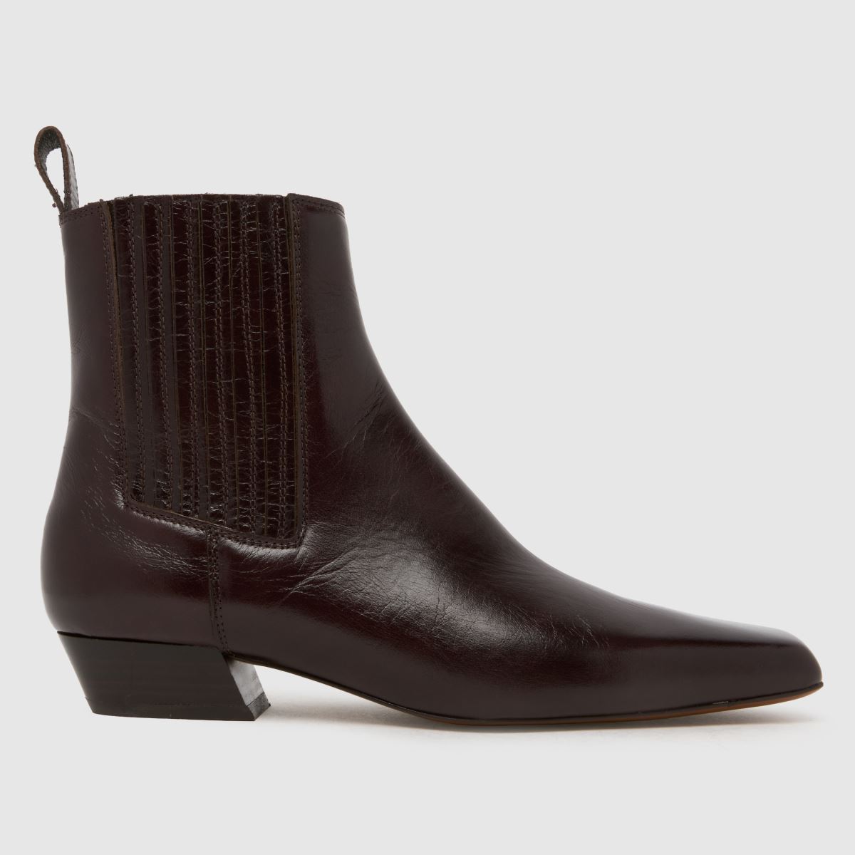 schuh Cova Leather Chelsea Boots in Brown