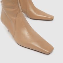 schuh Bowden Leather Heeled in Natural schuh Bowden Leather Heeled,3 of 4