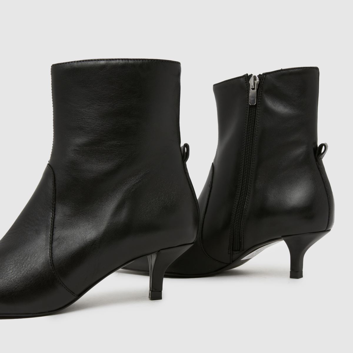 schuh Bowden Leather Heeled in Black schuh Bowden Leather Heeled 7