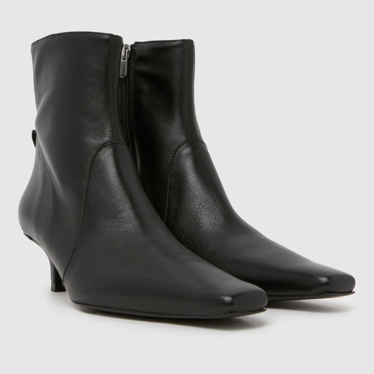 schuh Bowden Leather Heeled in Black schuh Bowden Leather Heeled 8