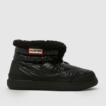 HUNTER BOOTS Black Apres Ski Womens Boots