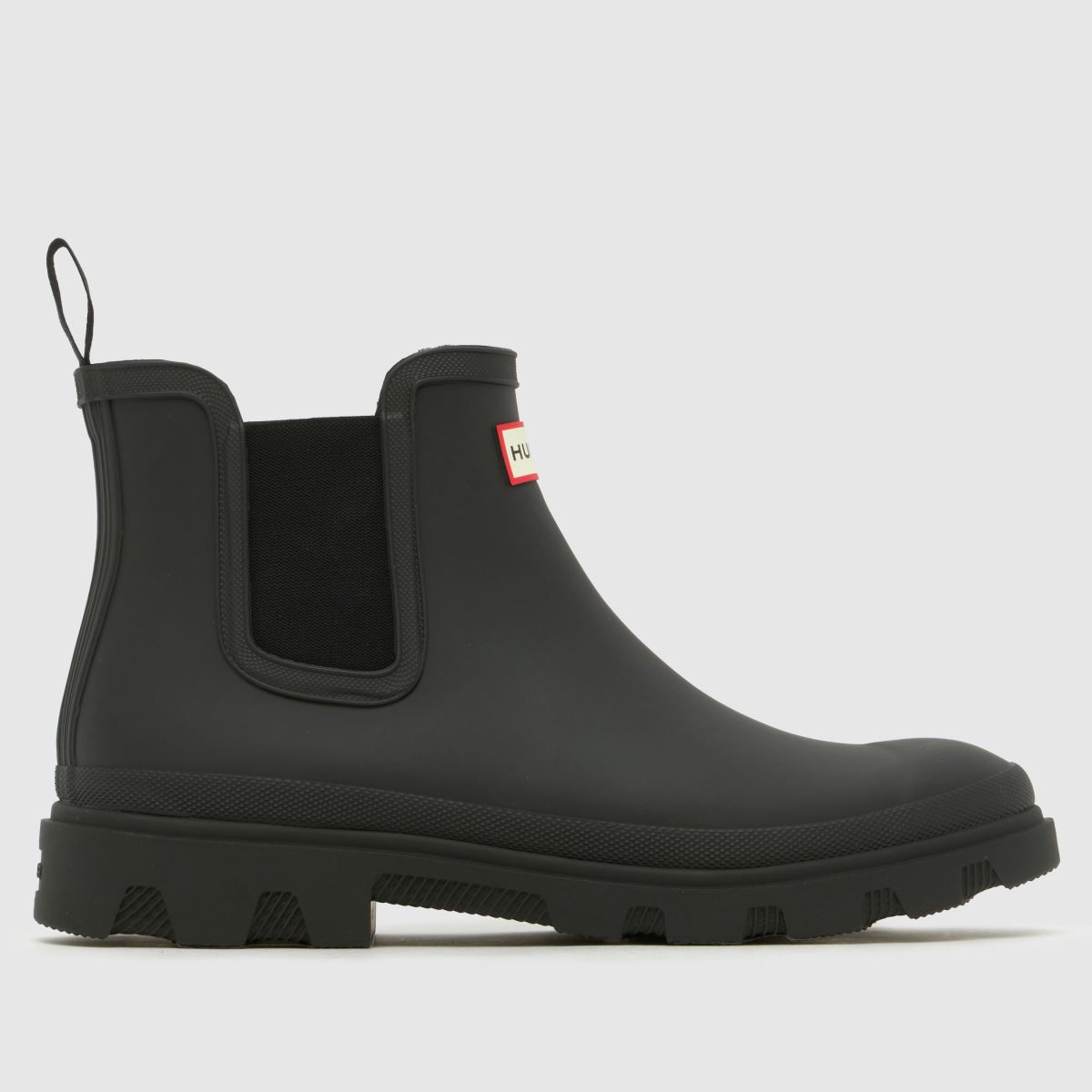 HUNTER BOOTS Downpour Chelsea Boots in Black