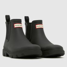 HUNTER BOOTS Downpour Chelsea in Black hunter boots HUNTER BOOTS Downpour Chelsea in Black,2 of 4