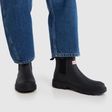 HUNTER BOOTS Downpour Chelsea in Black HUNTER BOOTS Downpour Chelsea,2 of 4