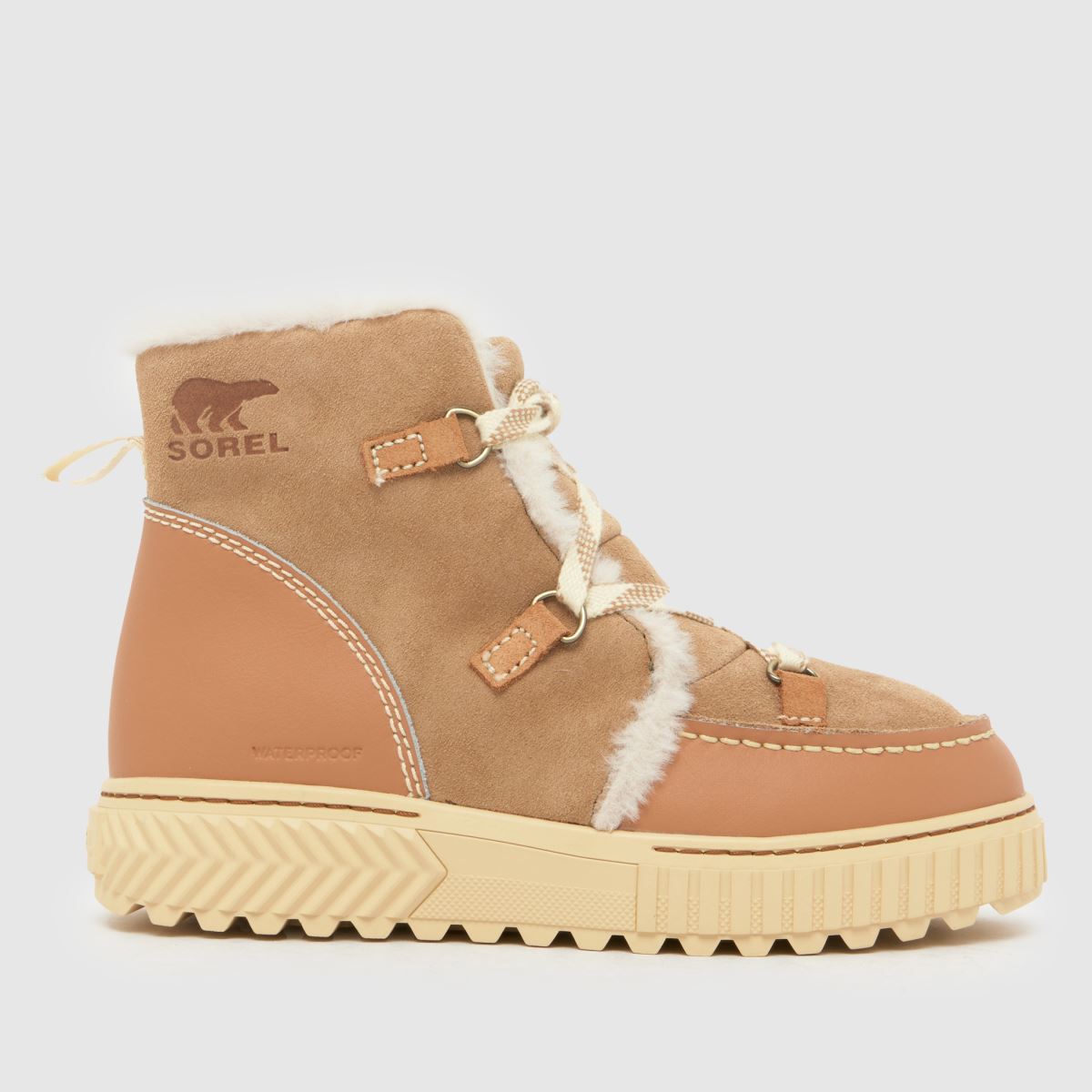 SOREL ONA AVE Alpine Boots in Tan