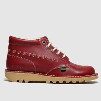 kickers red kick hi boots kickers red kick hi boots