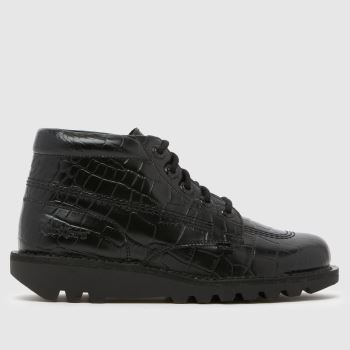 Kickers Black Kick Hi Womens Boots