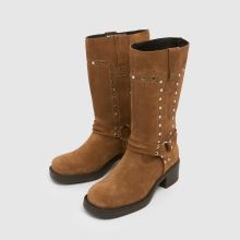 schuh Atlas Suede Stud Biker,3 of 4
