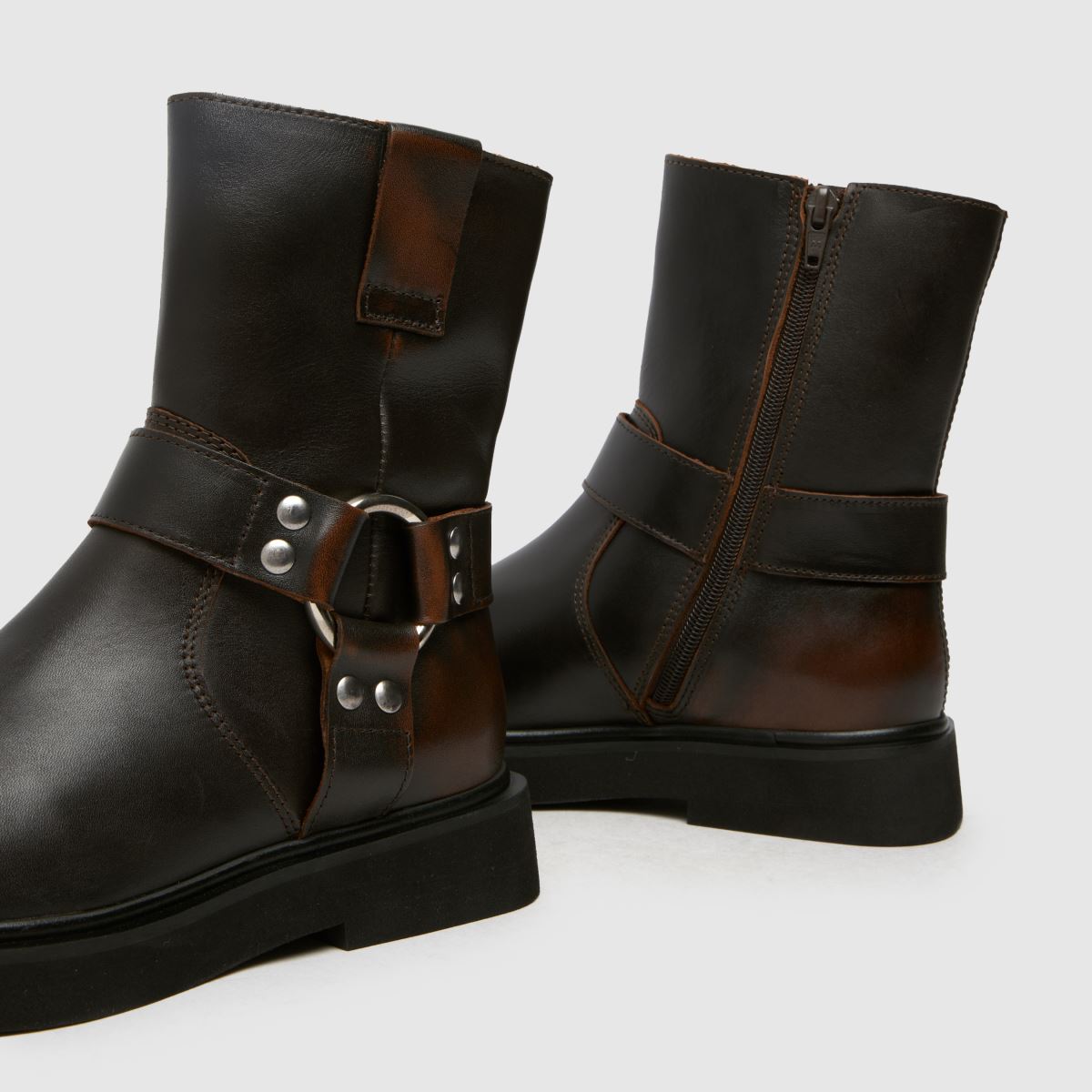 Damen schuh Braun Cowan Sqaure Toe Hardwear Boots schuh Cowan Sqaure Toe Hardwear 7