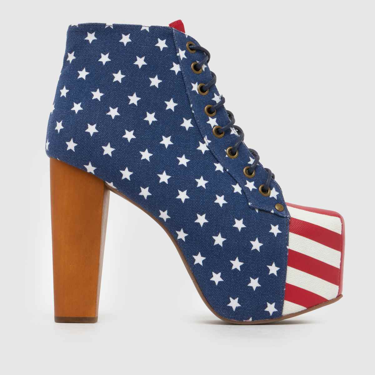 JEFFREY CAMPBELL Lita Stars Stripes Platform 