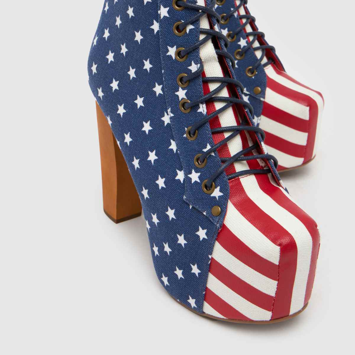 JEFFREY CAMPBELL Lita Stars Stripes Platform in Multi JEFFREY CAMPBELL Lita Stars Stripes Platform 4