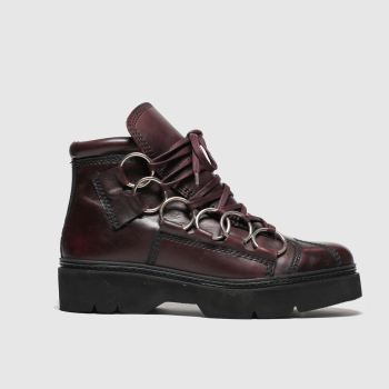 schuh burgundy word boots schuh burgundy word boots