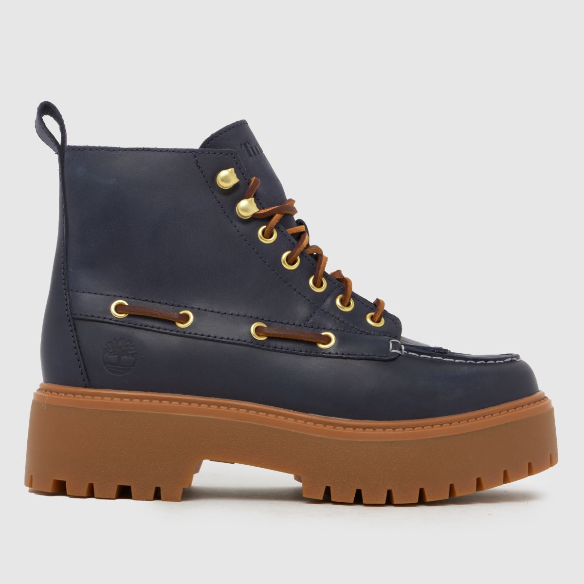 Timberland Stone Street Mid Boots in Navy