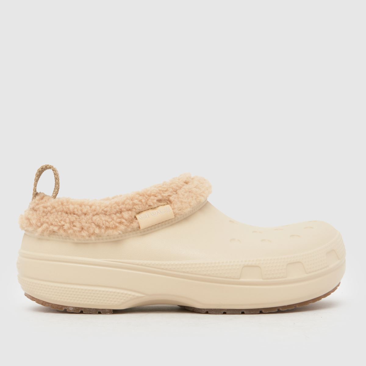 Crocs Classic Lined Shorty Boots in Beige