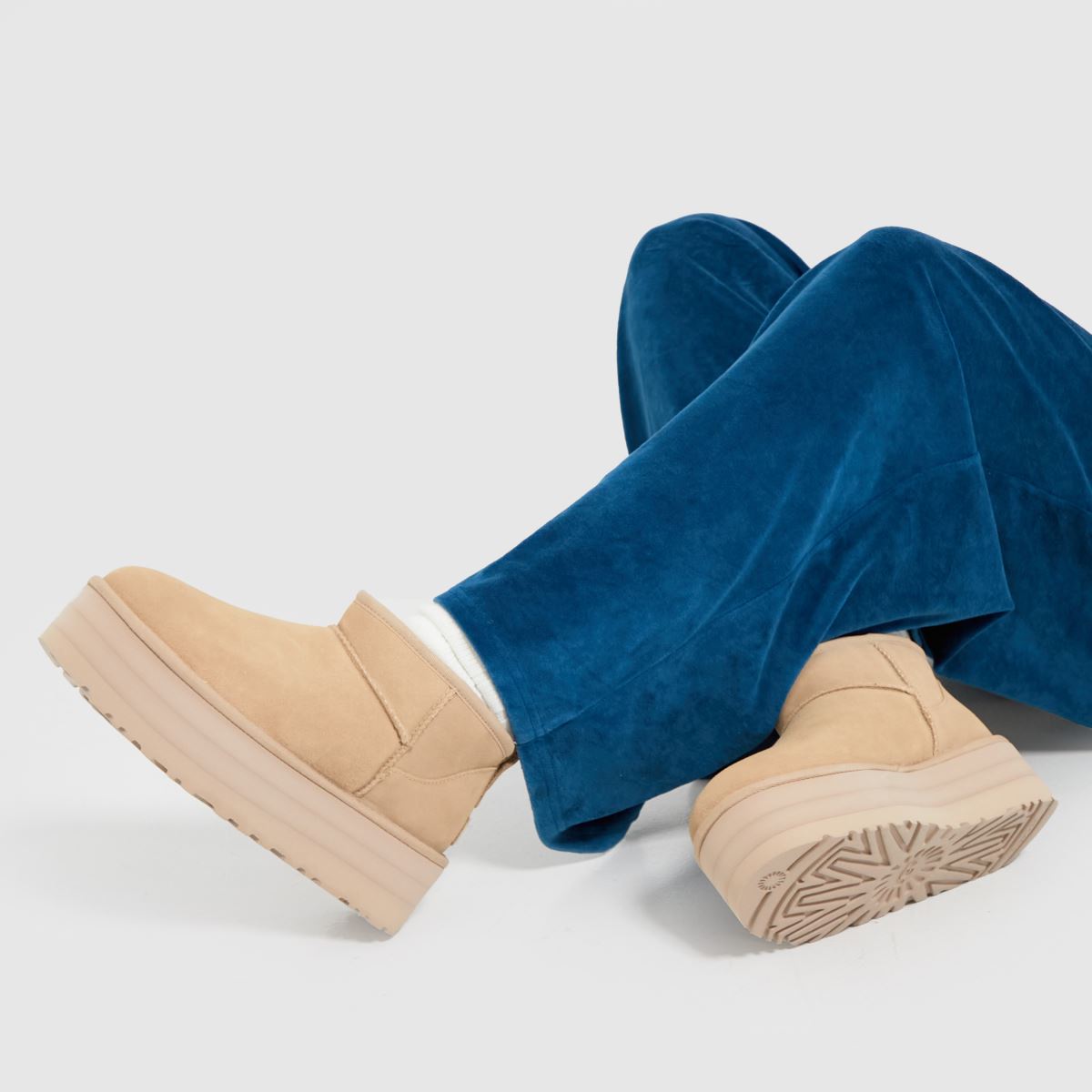 Womens Natural UGG Ultra Mini Platform Boots | schuh