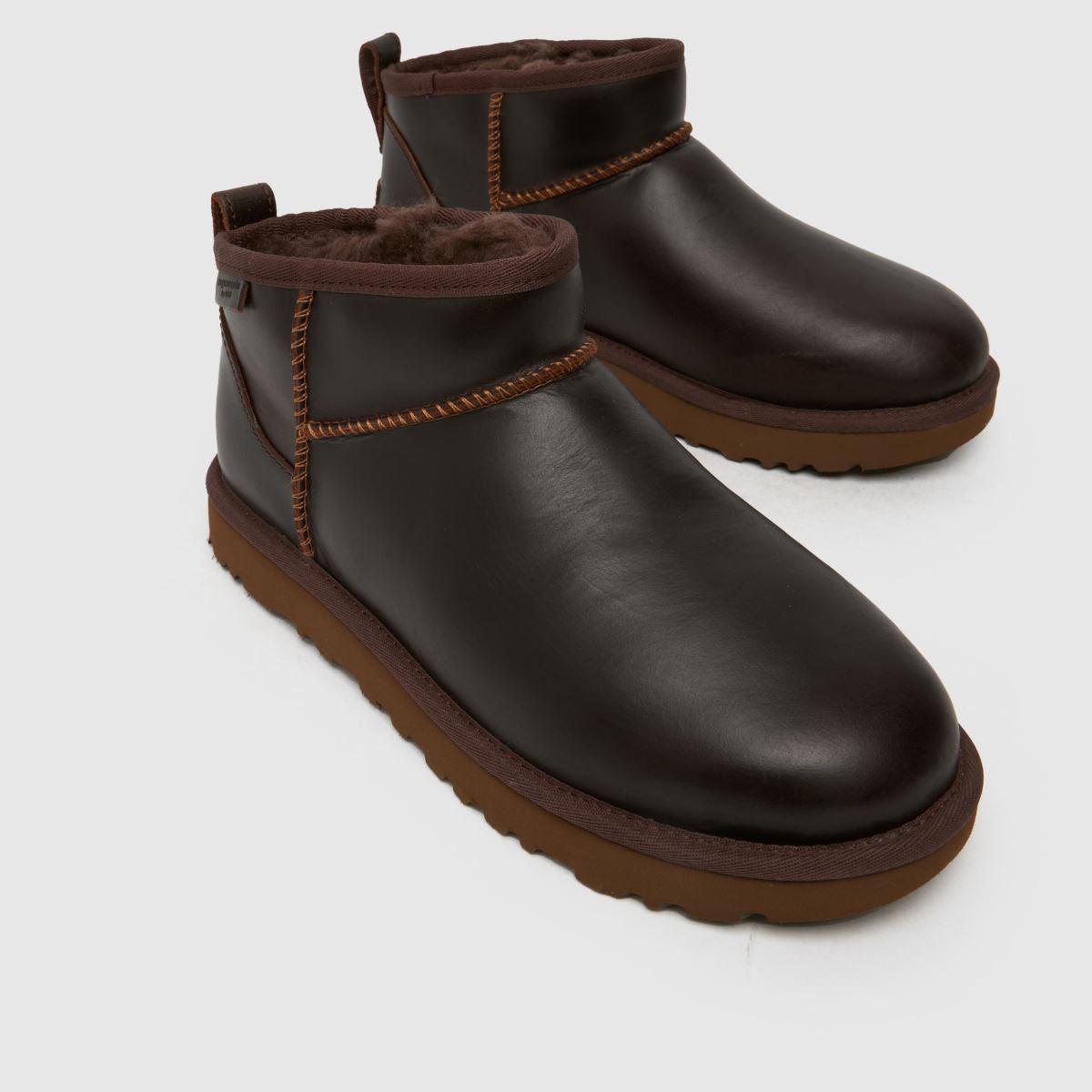 UGG Classic Ultra Mini Leather in Burnt Cedar UGG Classic Ultra Mini Leather 4