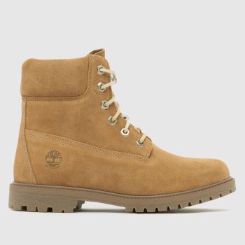 Timberland Beige Premium 6 Inch Womens Boots