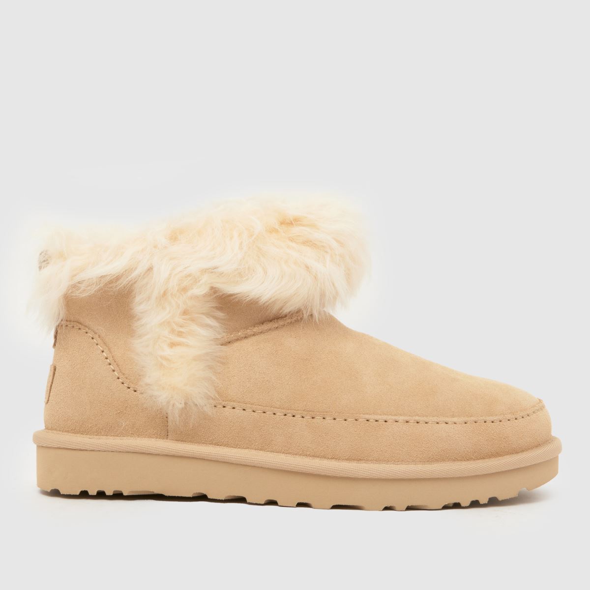 UGG Classic Ultra Mini Chalet Boots in Beige