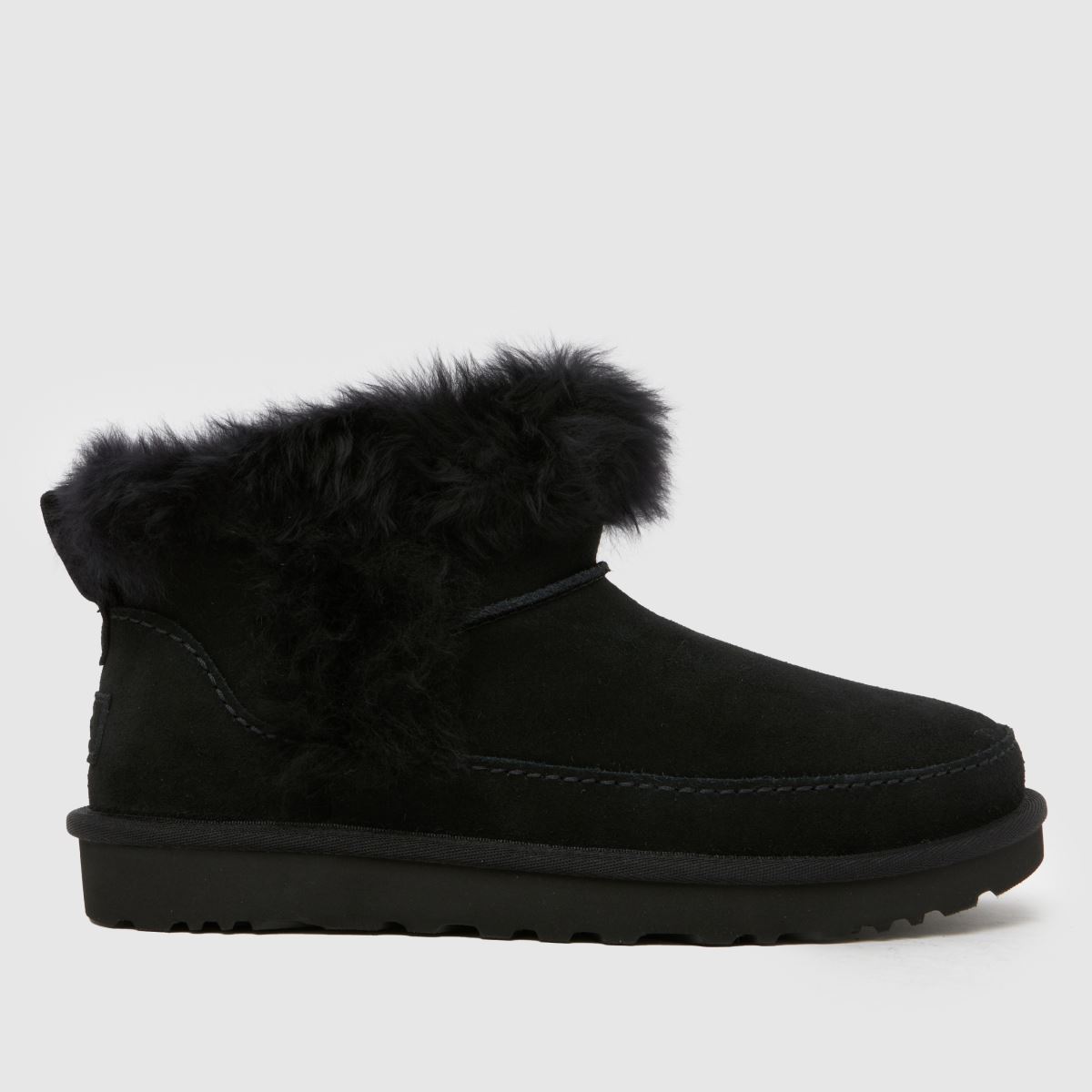 UGG Classic Ultra Mini Chalet Boots in Black