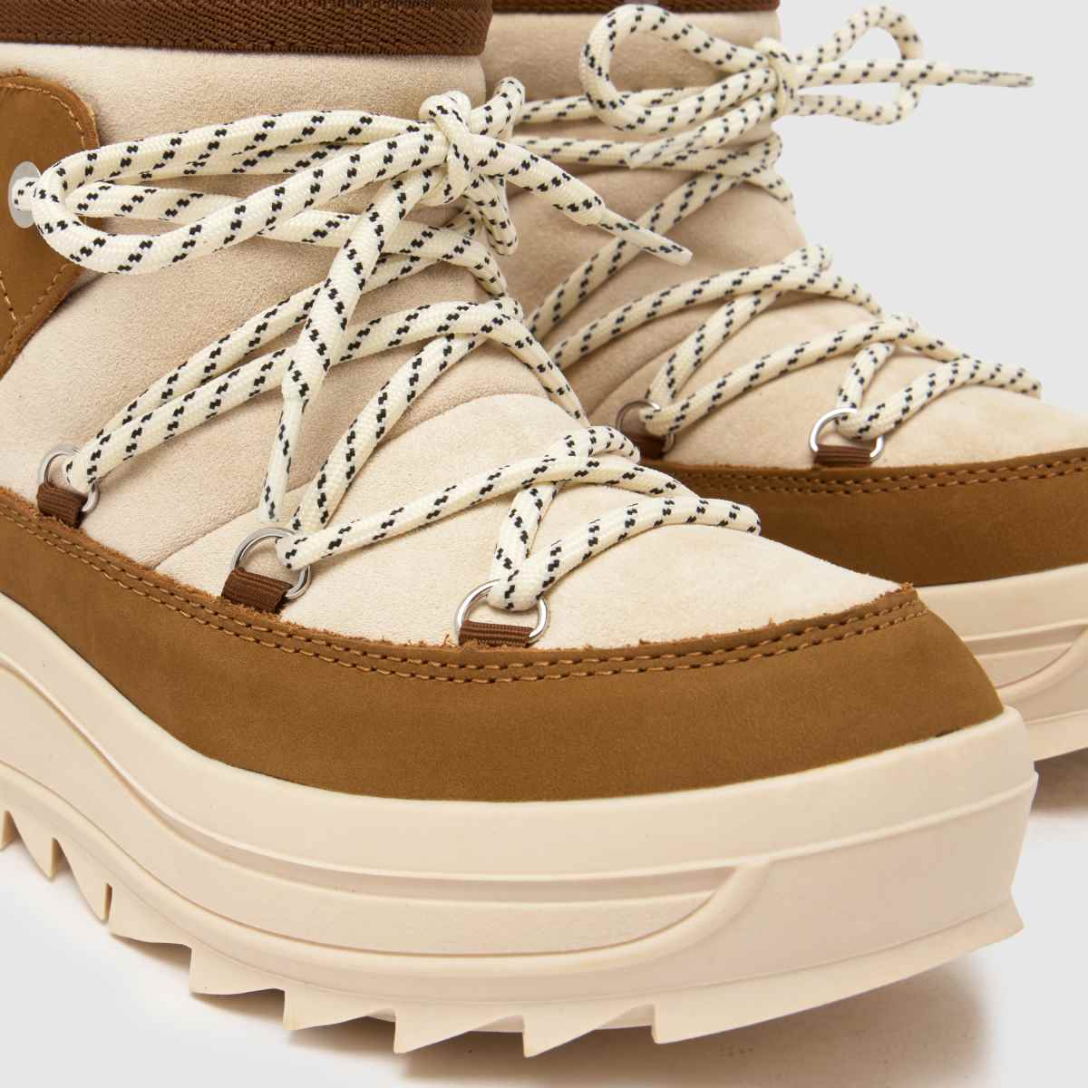 PAJAR Galaxy Ankle Snow in White & Brown PAJAR Galaxy Ankle Snow 4