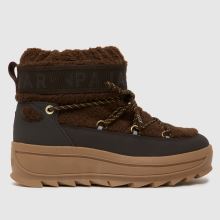 PAJAR Galaxy Mini Sherpa Snow in Dark Brown PAJAR Galaxy Mini Sherpa Snow,1 of 4