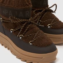 PAJAR Galaxy Mini Sherpa Snow in Dark Brown PAJAR Galaxy Mini Sherpa Snow,3 of 4