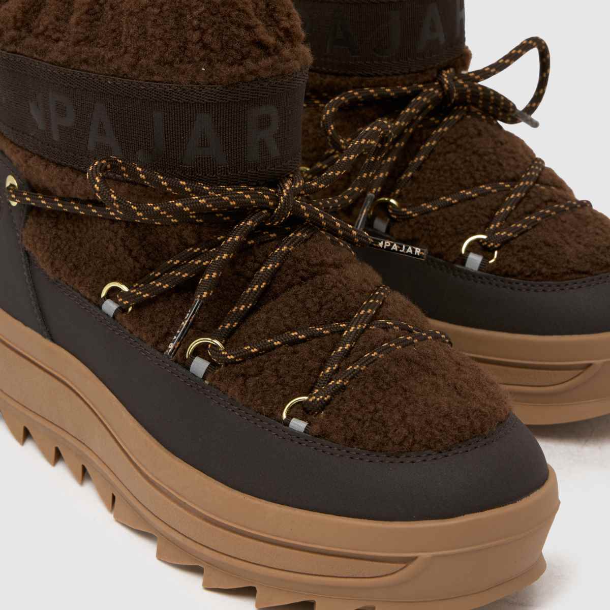 PAJAR Galaxy Mini Sherpa Snow in Dark Brown PAJAR Galaxy Mini Sherpa Snow 4