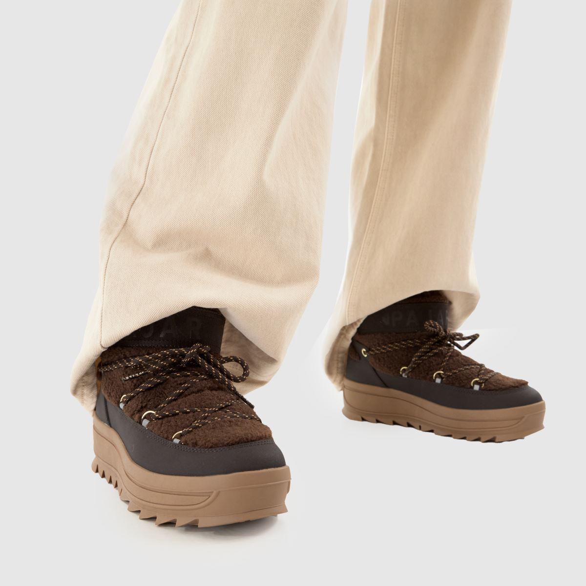 PAJAR Galaxy Mini Sherpa Snow in Dark Brown PAJAR Galaxy Mini Sherpa Snow 8