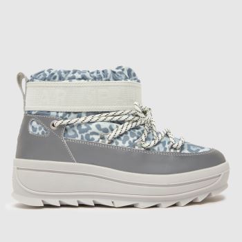 PAJAR Silver Multi Galaxy Mini Sherpa Snow Womens Boots