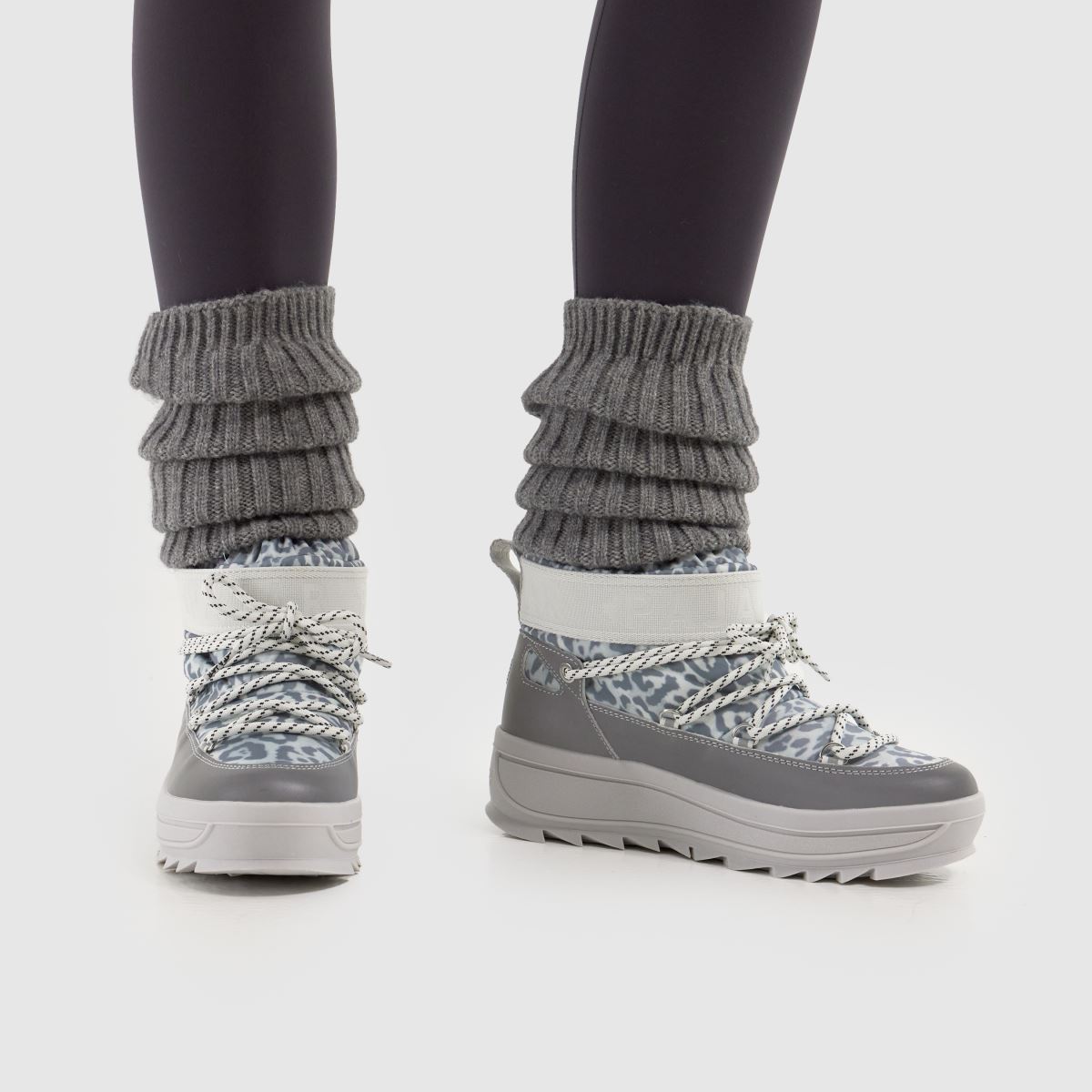 PAJAR Galaxy Mini Sherpa Snow in Silver Multi PAJAR Galaxy Mini Sherpa Snow 8