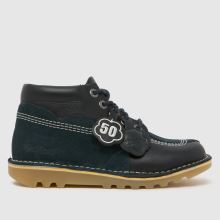 Kickers Classics Kick Hi Stitch in Navy Kickers Classics Kick Hi Stitch,1 of 4
