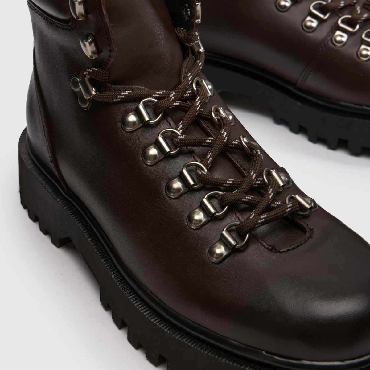 schuh Candice Leather Hiker Boot in Brown schuh Candice Leather Hiker Boot 4