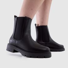 schuh Wide Fit Abbie Chelsea in Black schuh Abbie Chelsea,2 of 4