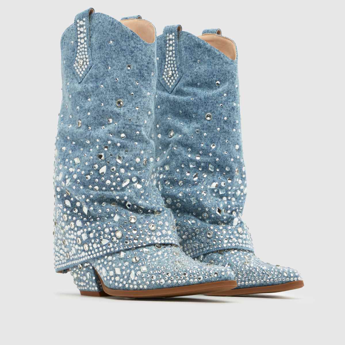 Azalea Wang Christos Western in Pale Blue Azalea Wang Christos Western 8