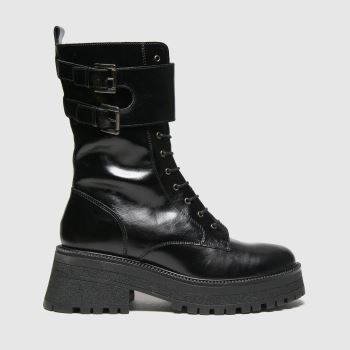 schuh black asher calf leather lace up boots schuh black asher calf leather lace up boots
